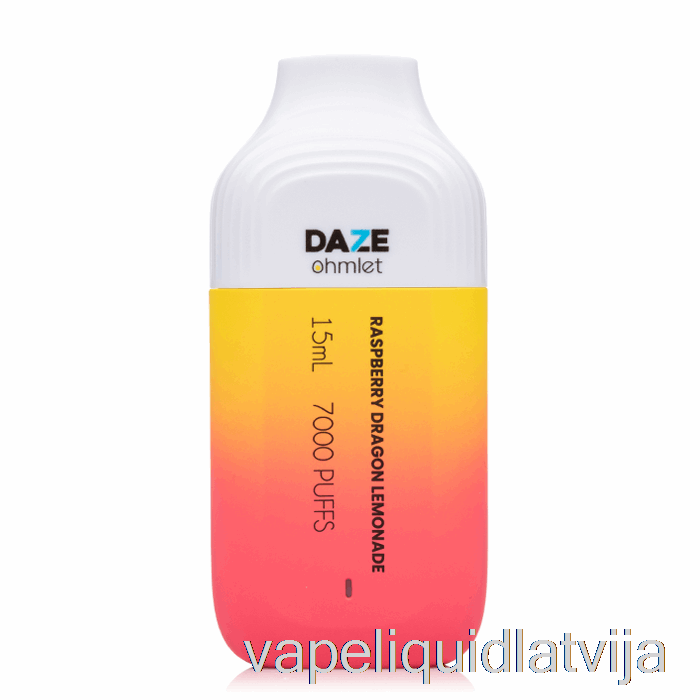 7 Daze Ohmlet 7000 Vienreizējās Lietošanas Aveņu Pūķa Limonādes Vape šķidrums